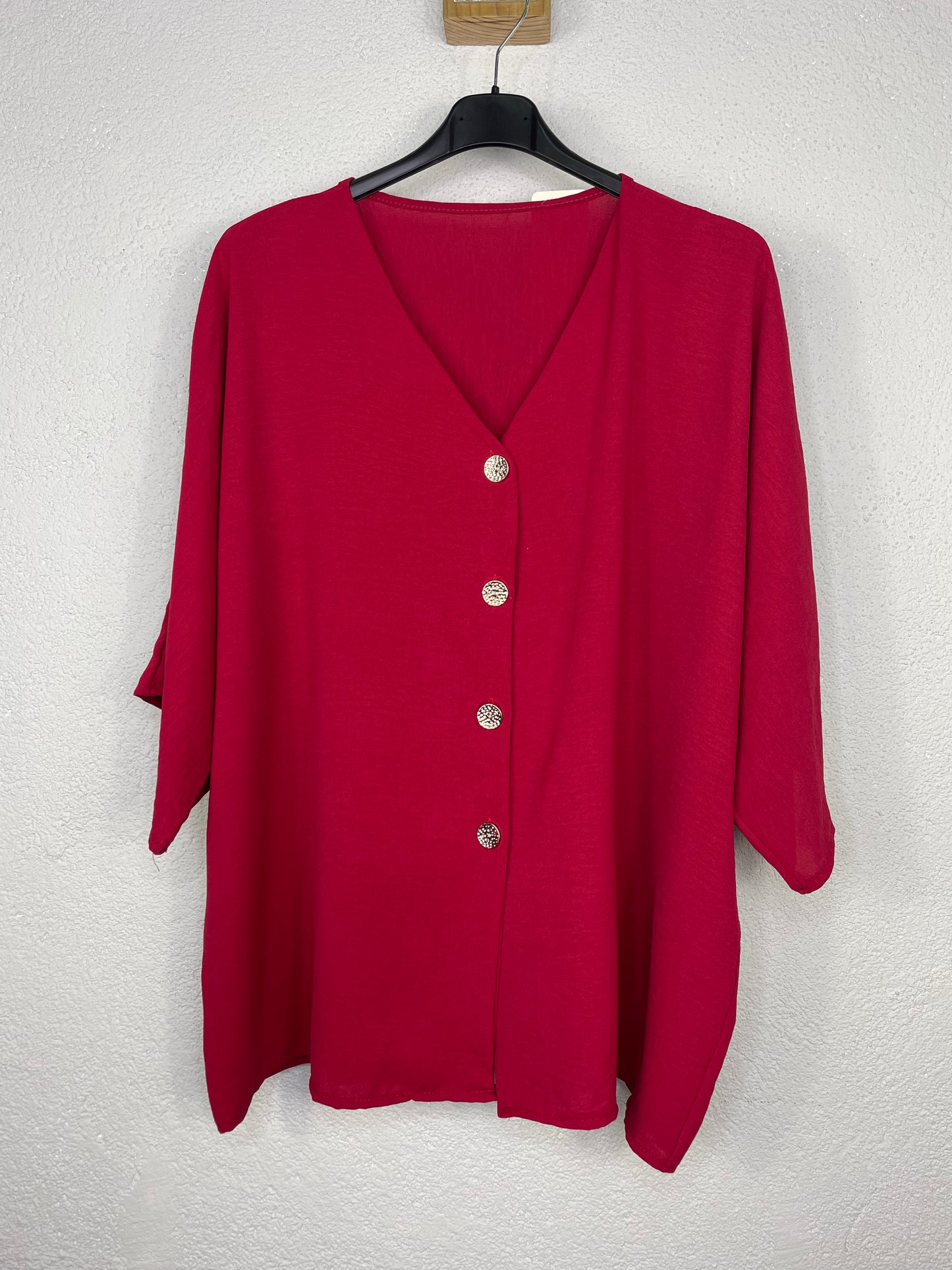 Blusa Almería Burdeos