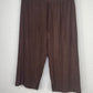 Pantalón Pirata Medina Marron Chocolate PLUS