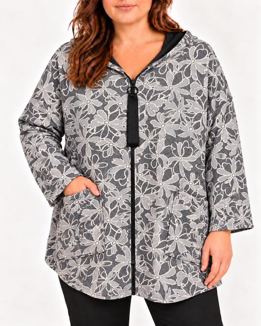 Libra Gris flores
