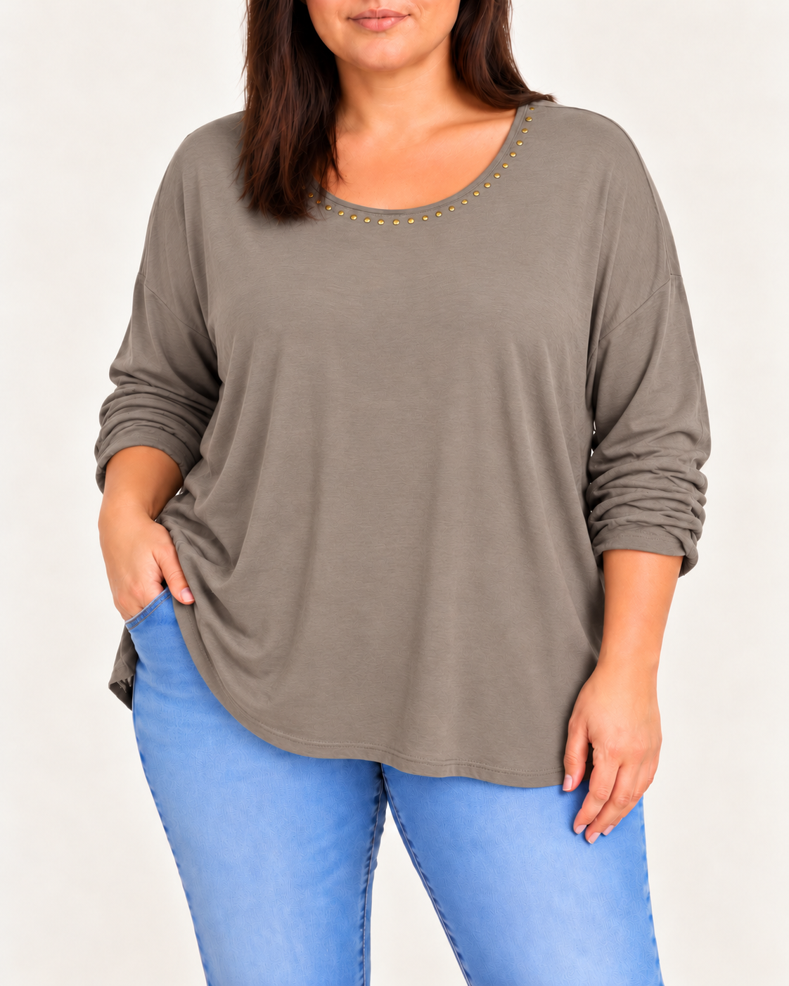 Camiseta Azahar Taupe