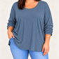 Camiseta Azahar Azul tejano