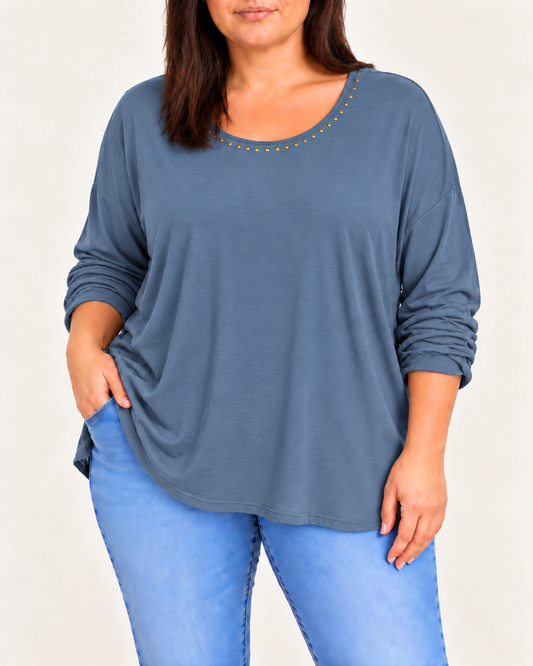 Camiseta Azahar Azul tejano
