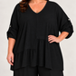 Blusa Aria Negro  PLUS