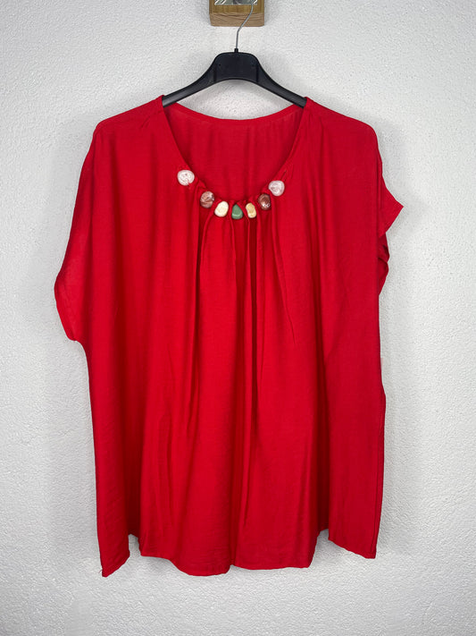 Blusa Estepa Roja