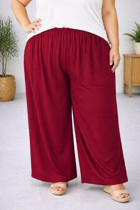 Pantalon Vértigo Burdeos  PLUS