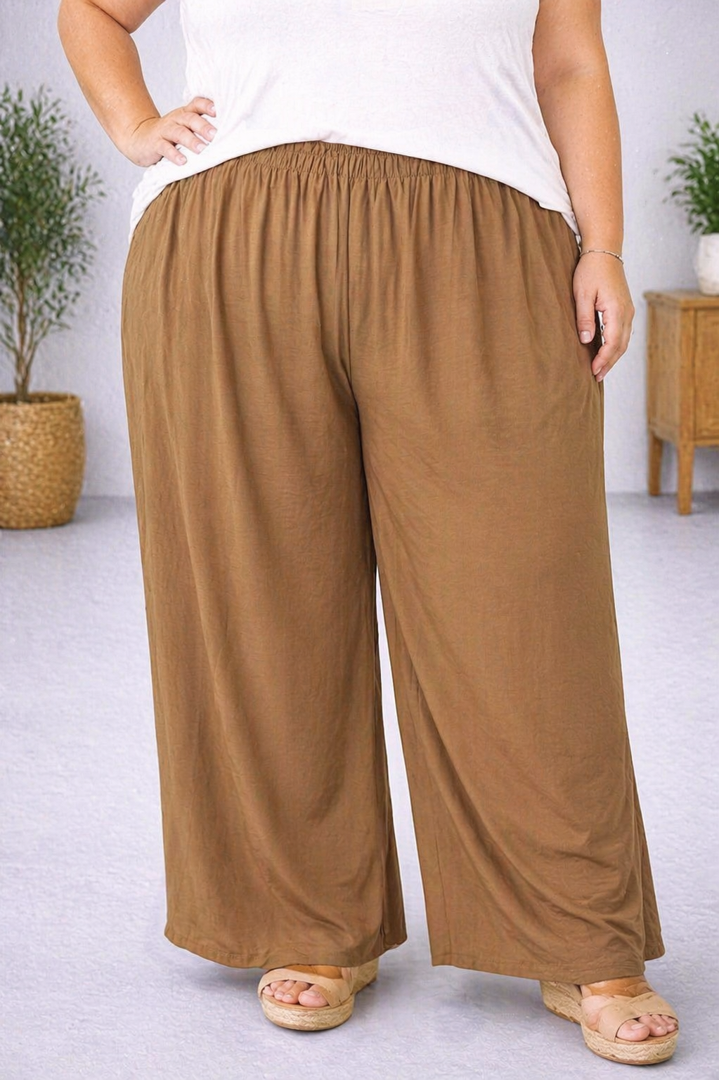 Pantalon Vértigo Camel PLUS