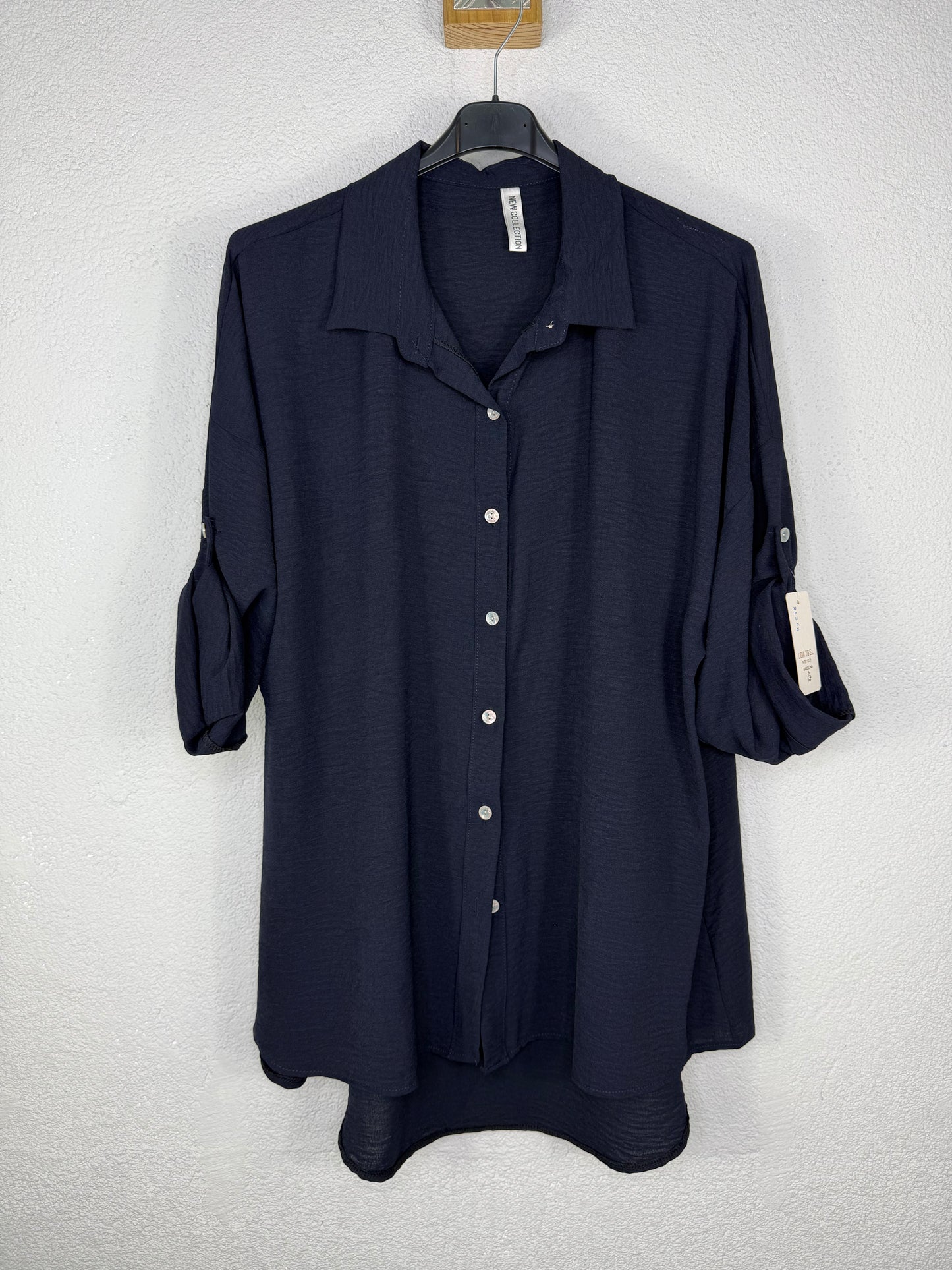 Camisa Napoles Azul marino
