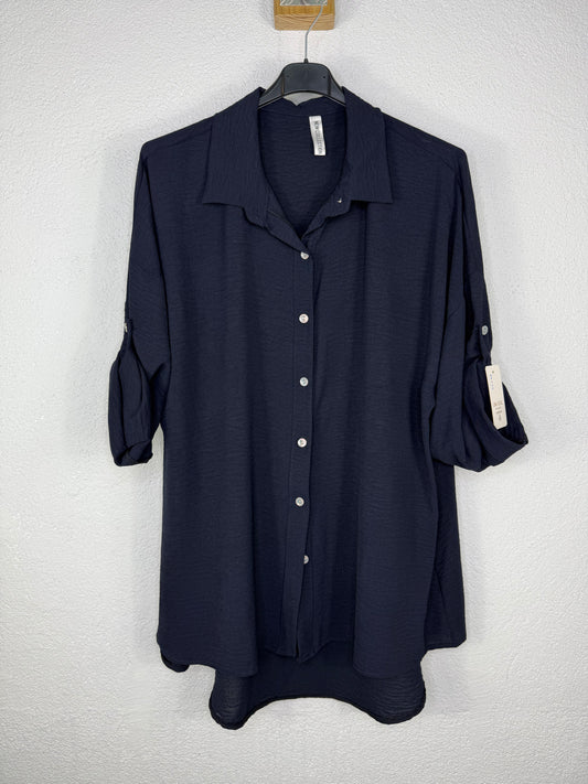 Camisa Napoles Azul marino