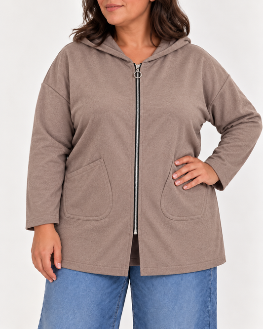Chaqueta Indira Taupe