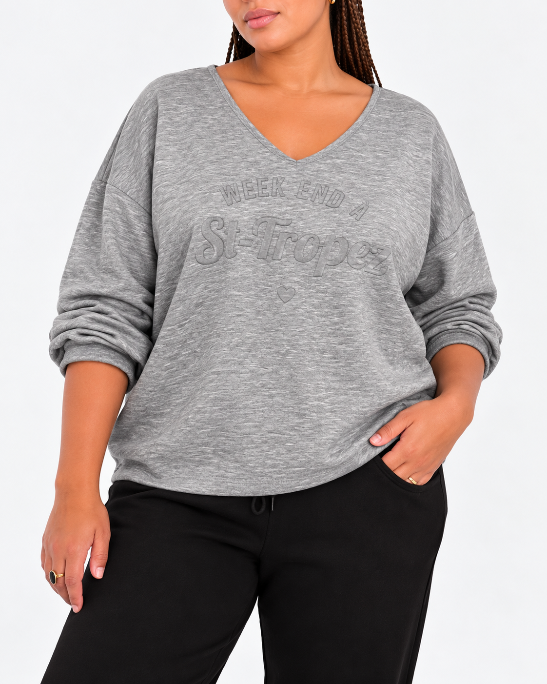 Sudadera Weekend  Gris
