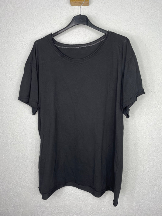 Camiseta manga corta Marfil Negro
