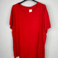 Camiseta manga corta Marfil Roja