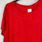 Camiseta manga corta Marfil Roja