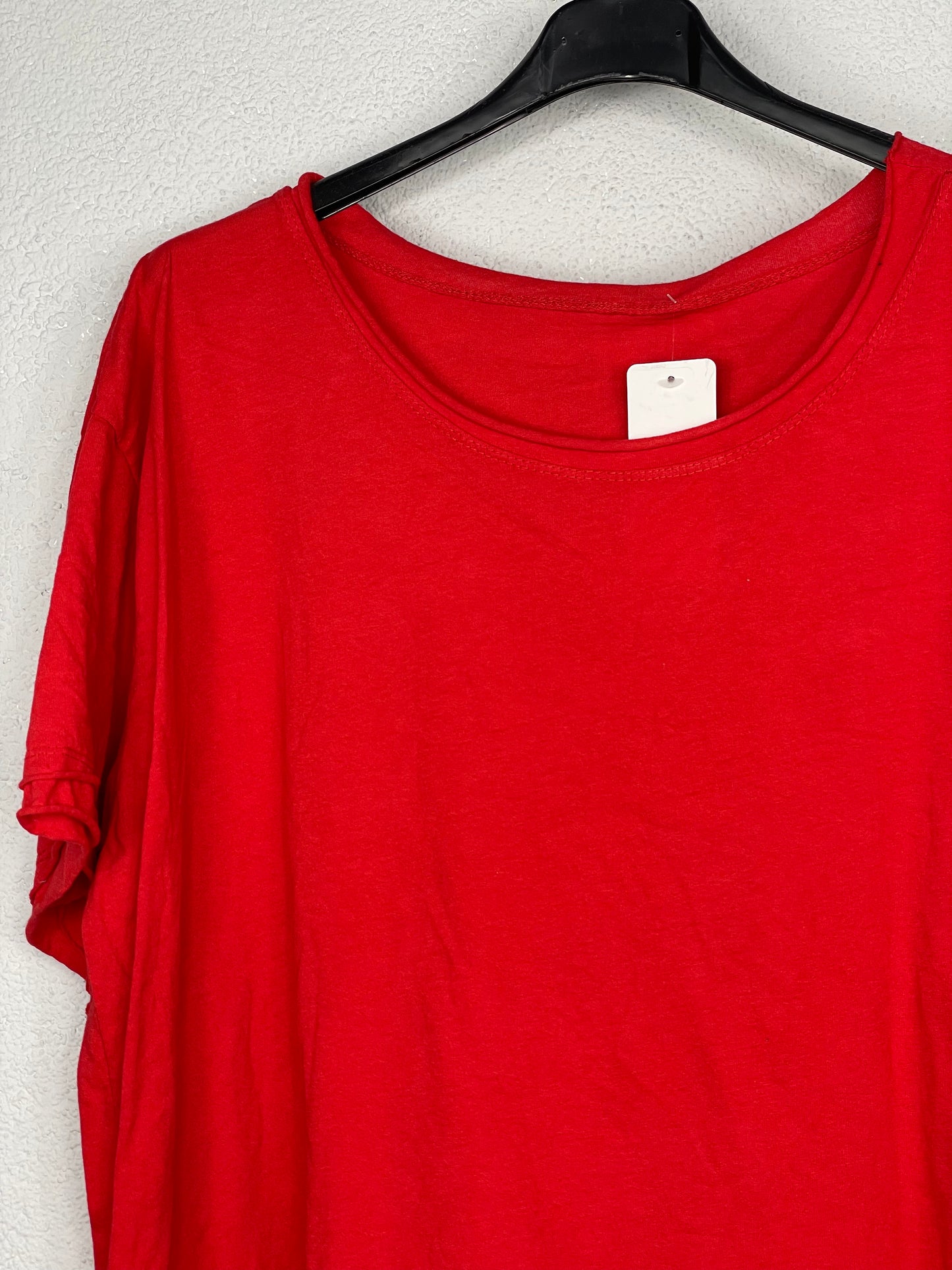 Camiseta manga corta Marfil Roja
