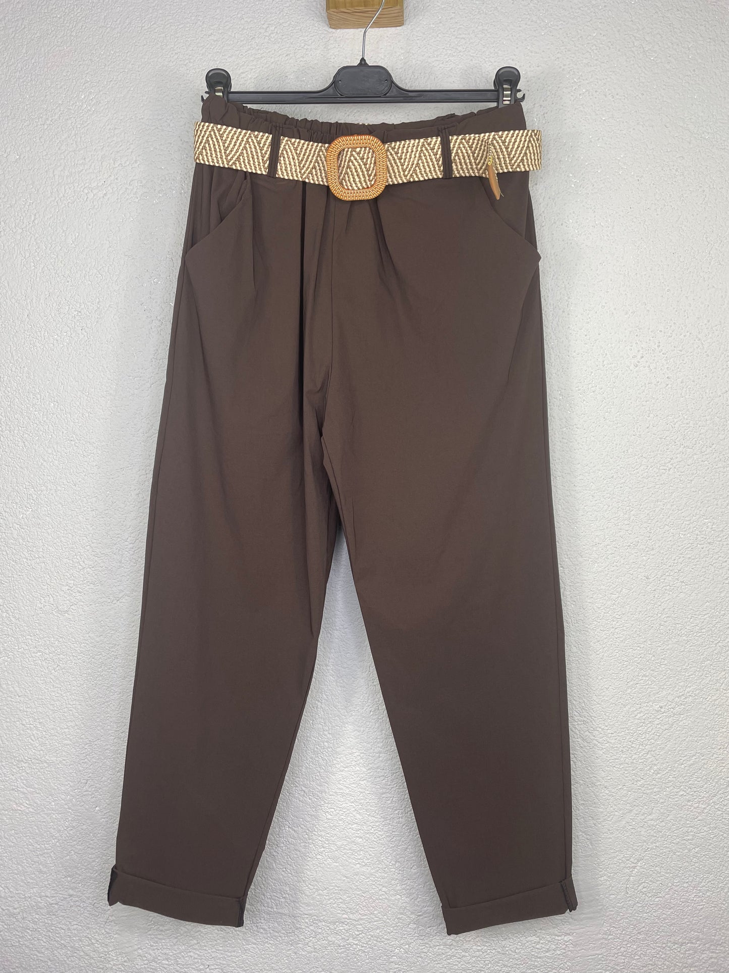 Pantalón Begur Marrón Chocolate