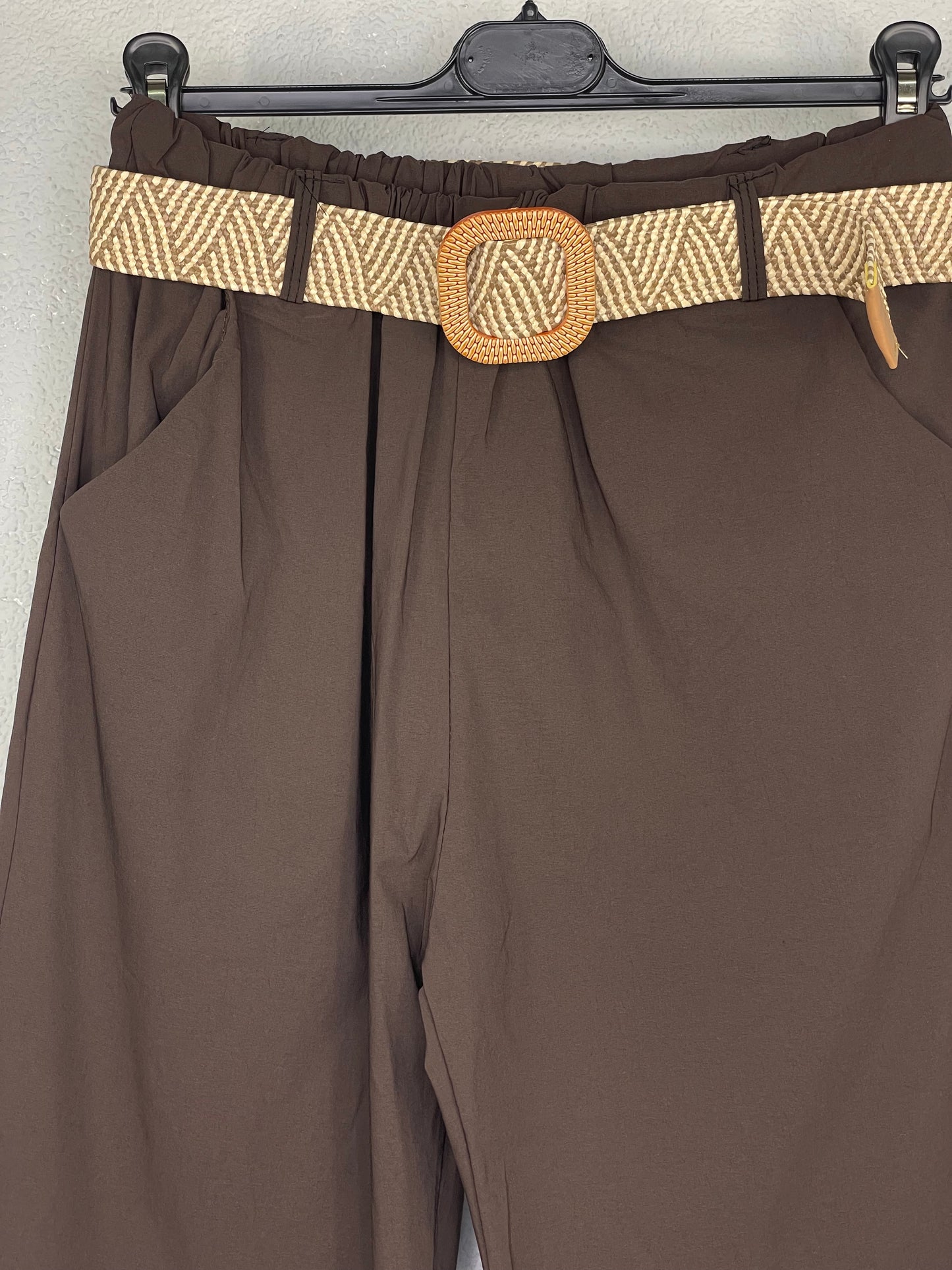Pantalón Begur Marrón Chocolate