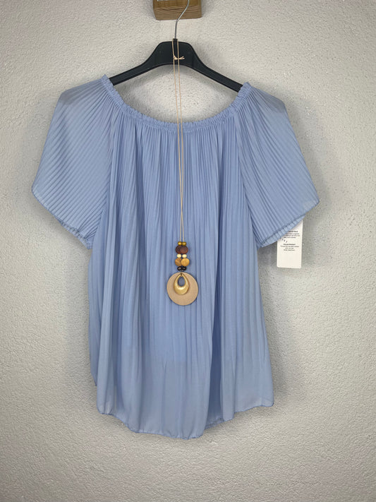Blusa Sevilla Azul bebé