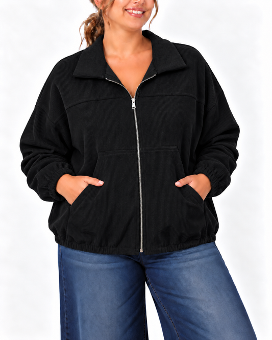 Chaqueta Nova Negra  Pana