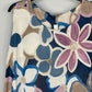 Top Eclipse Azul Marino Flores