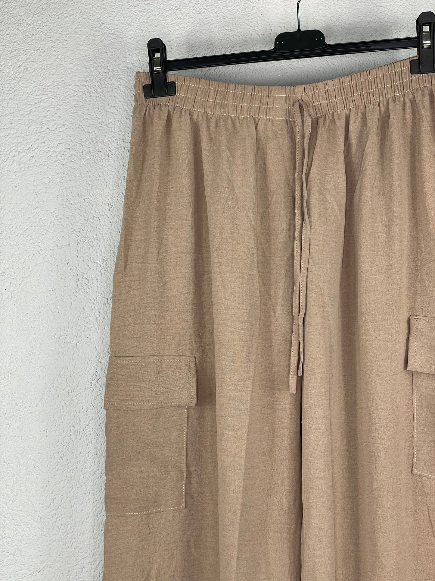 Pantalon cargo Beige