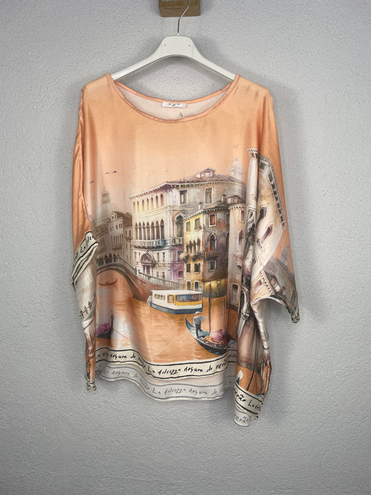 Blusa Arganda Coral