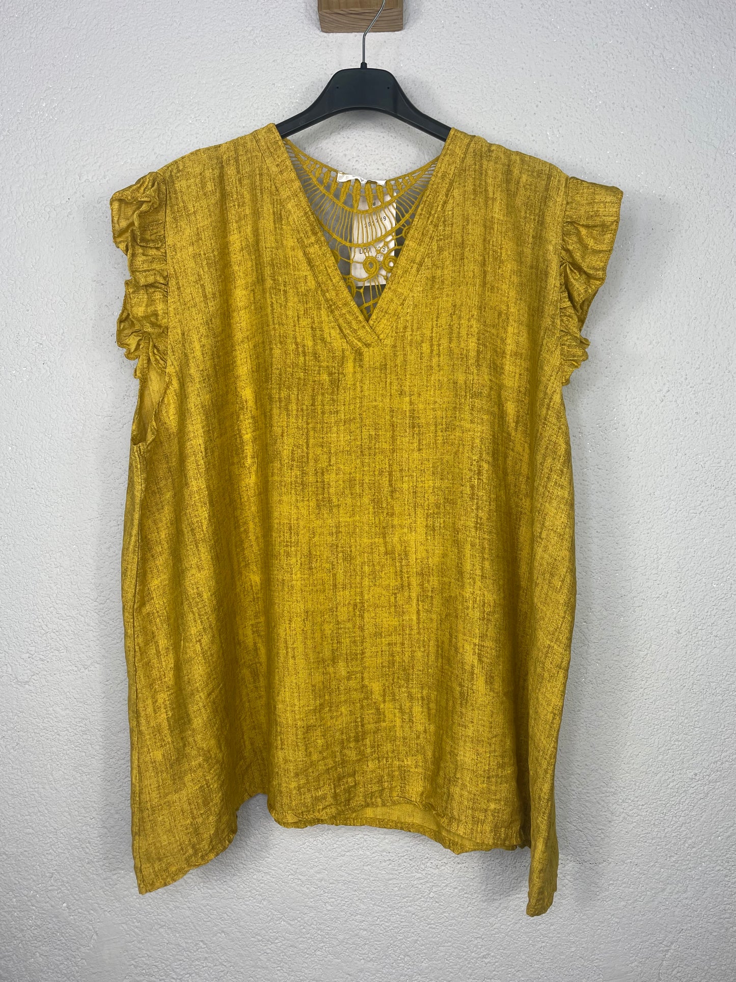 Blusa Palma Mostaza