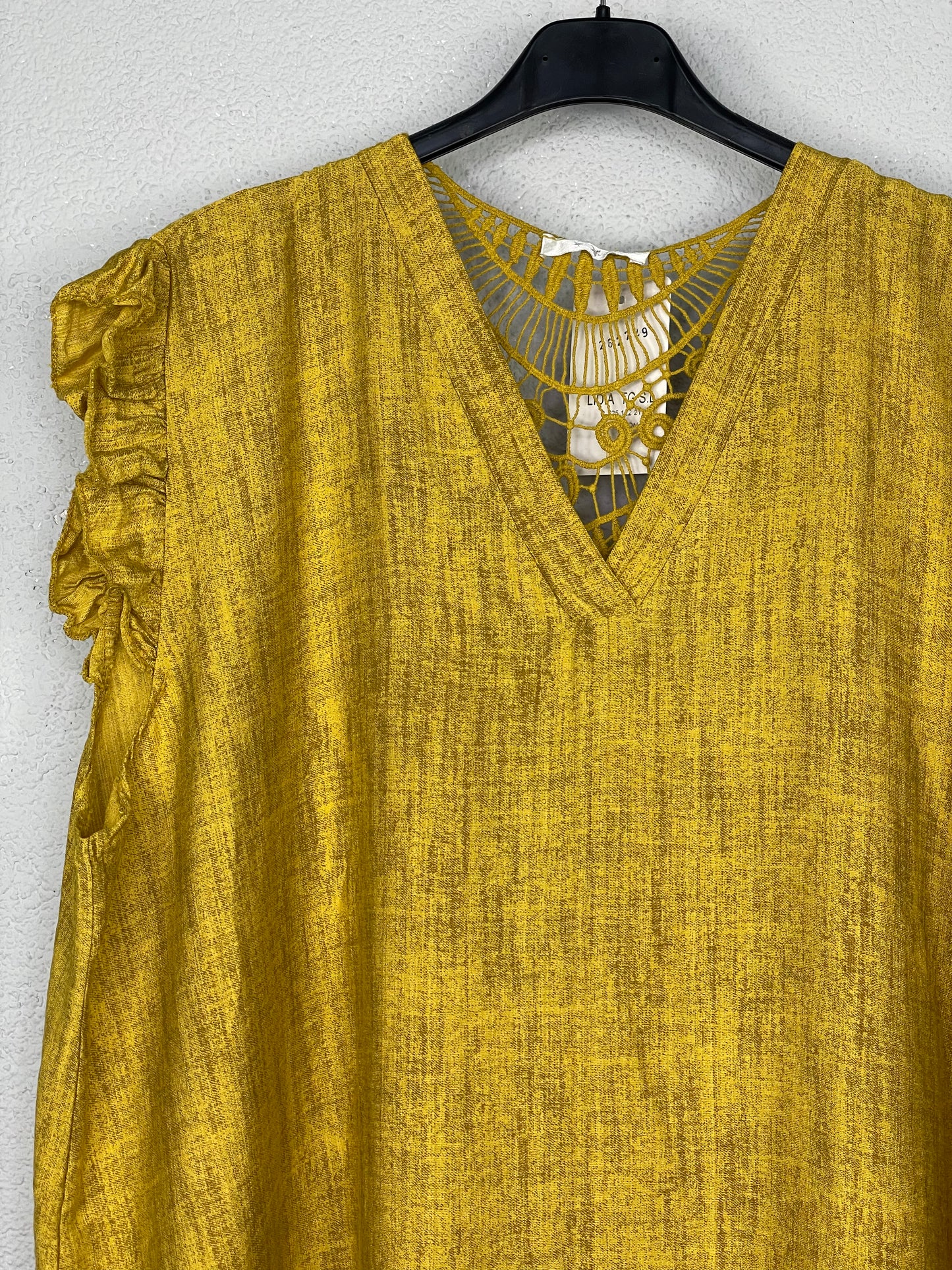 Blusa Palma Mostaza