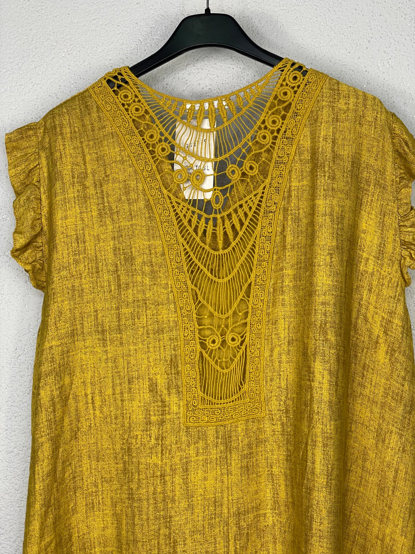 Blusa Palma Mostaza
