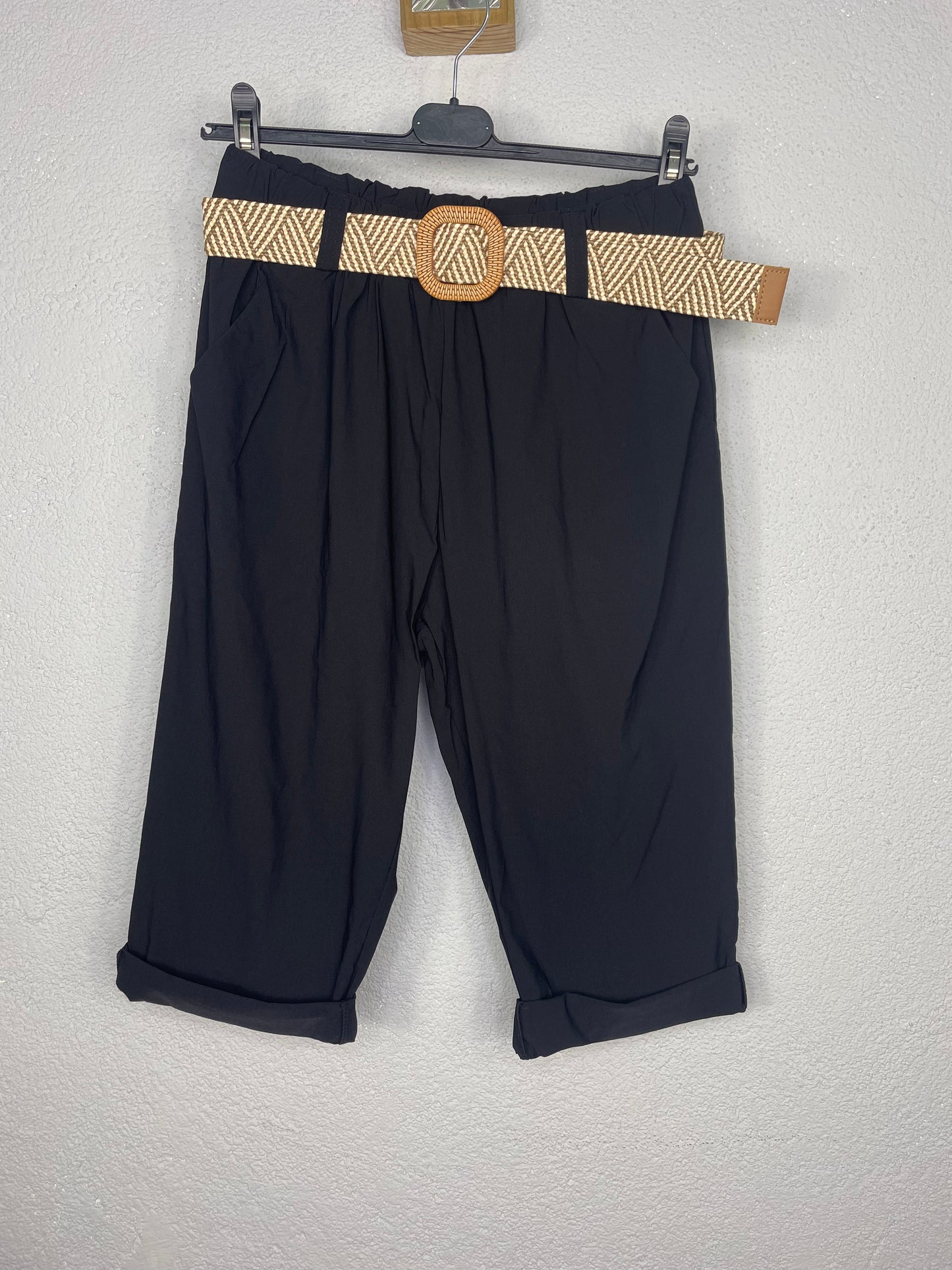 Pantalón Pirata Lorenzo Negro