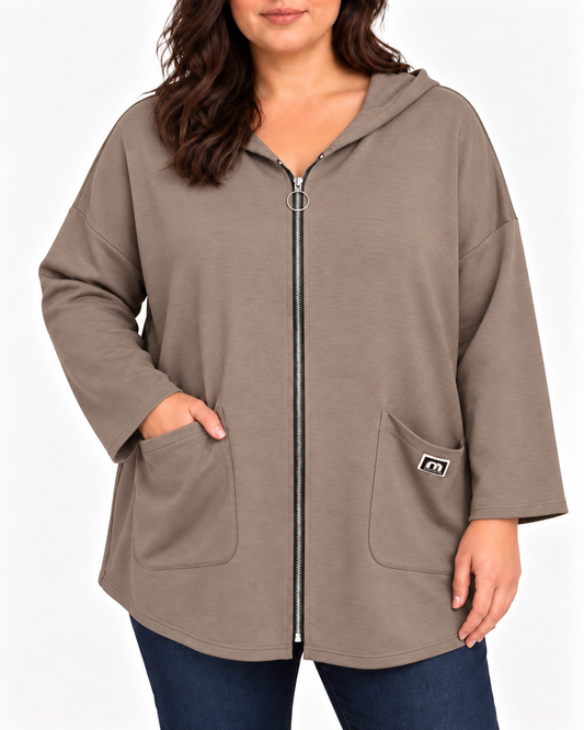 Sudadera Aire Taupe
