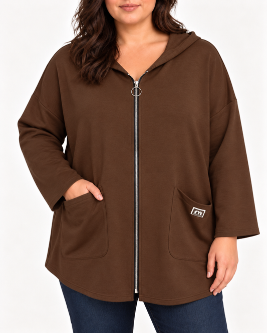 Sudadera Aire Marrón chocolate