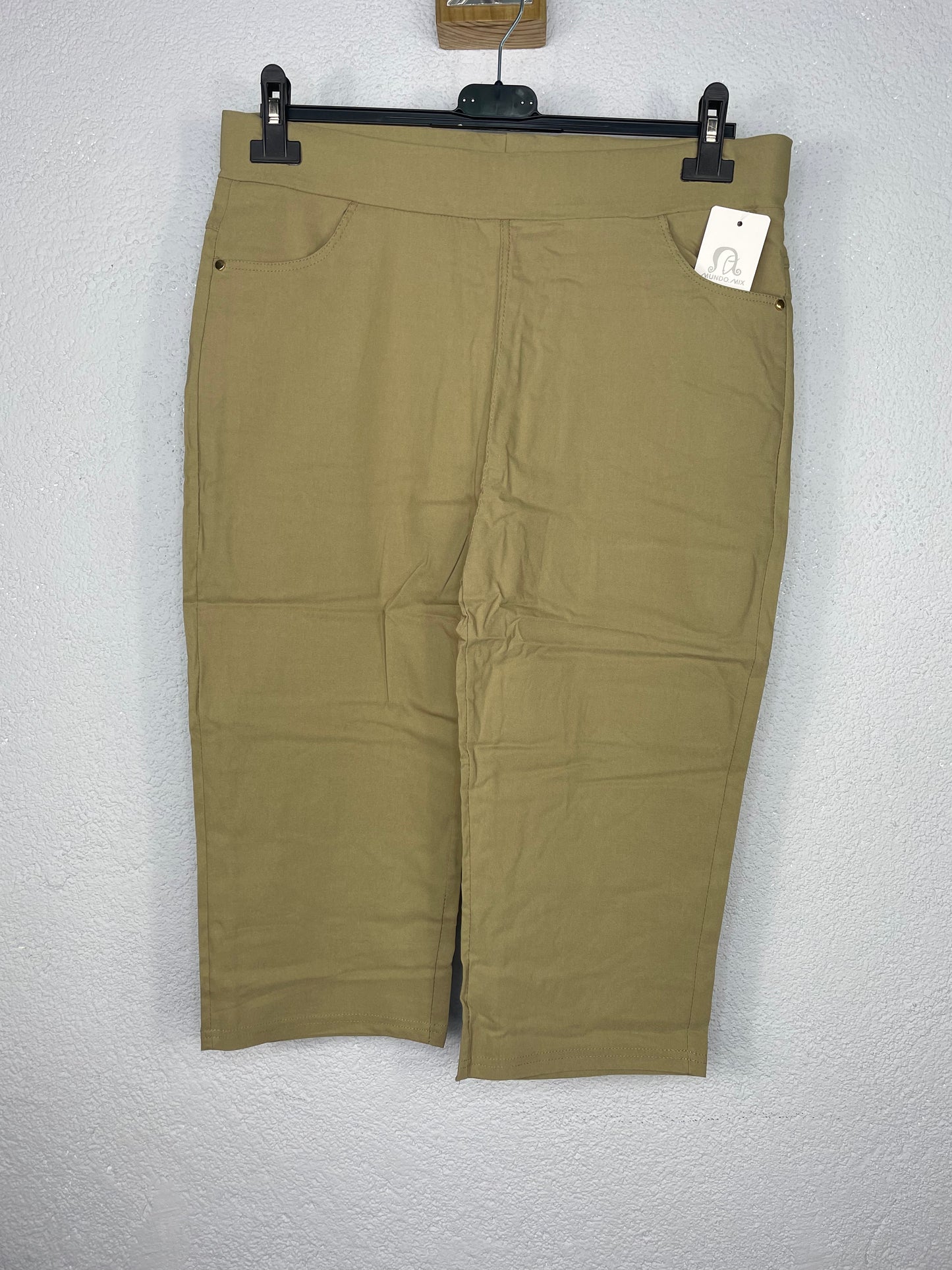 Pantalón Quebec pirata Camel