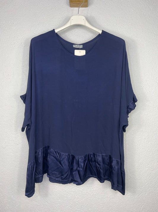 Blusa Grazalema Azul Marino PLUS