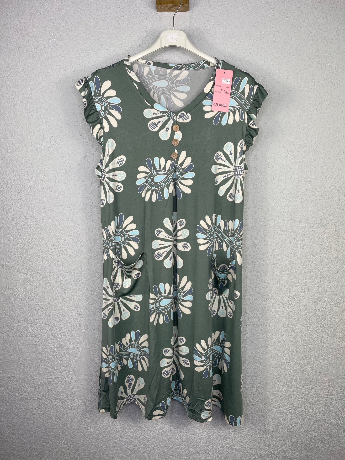 Vestido Paulina Caqui