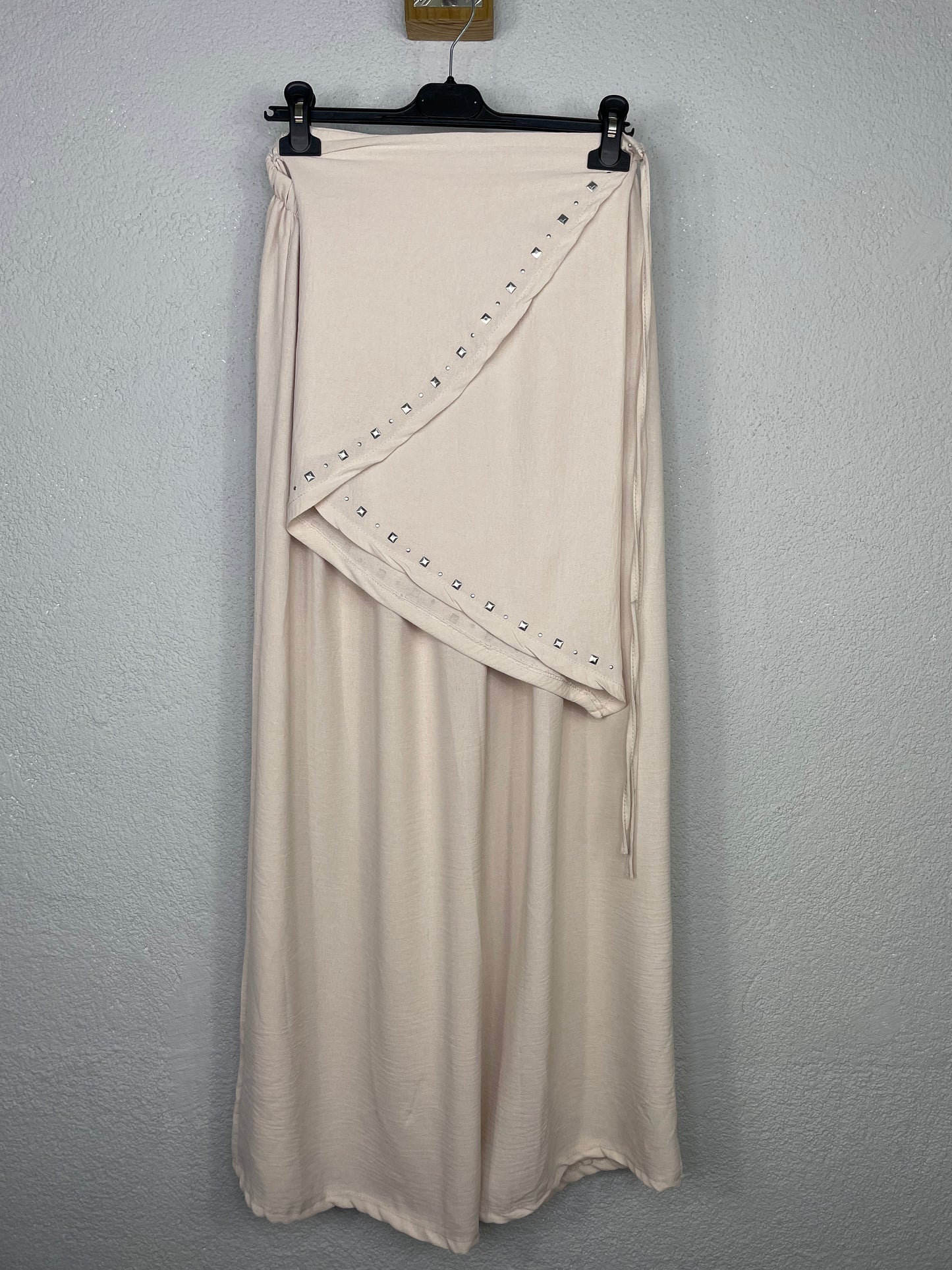 Pantalon con Pareo Gandía  Beige