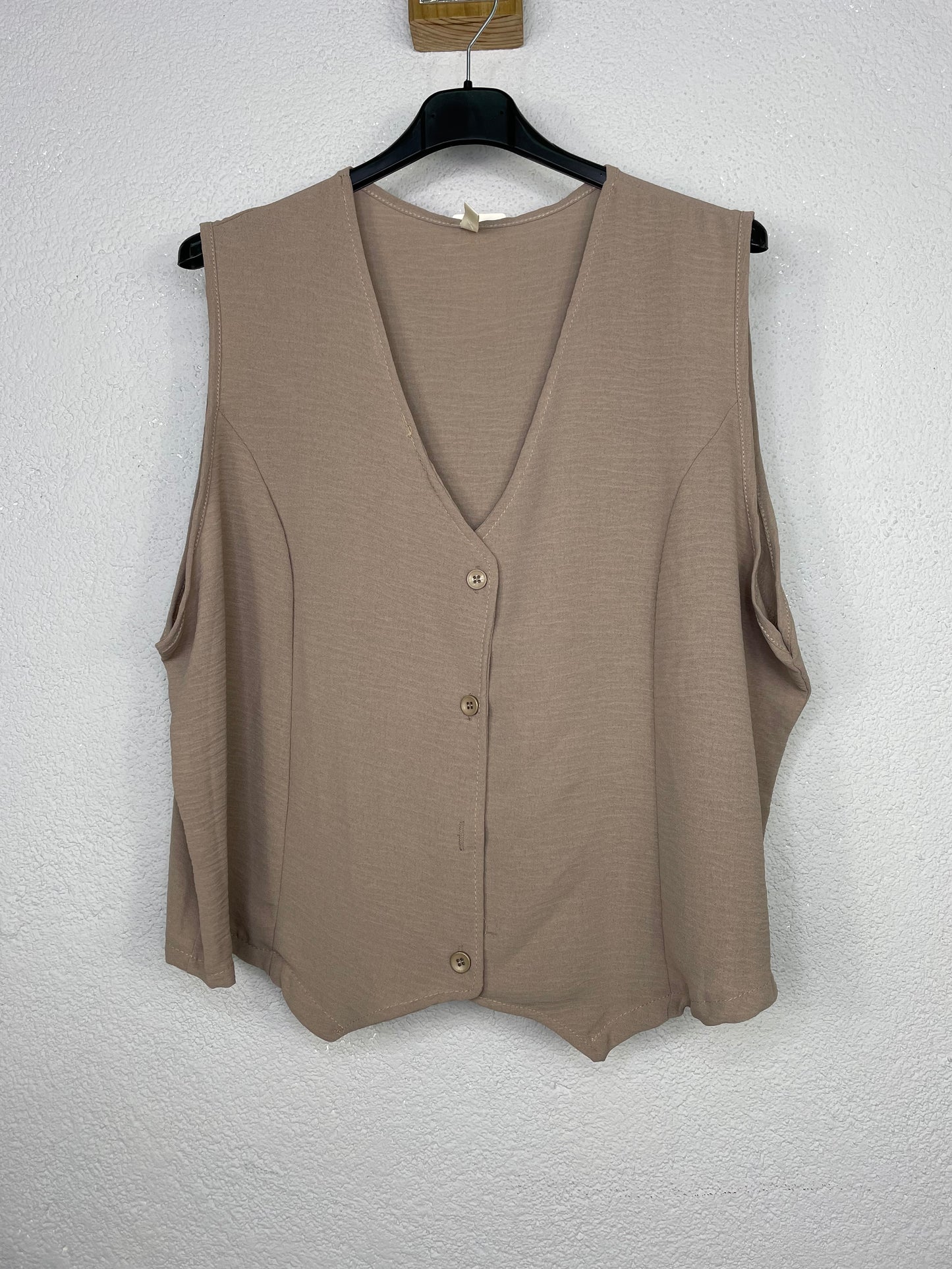 Chaleco Canal Taupe