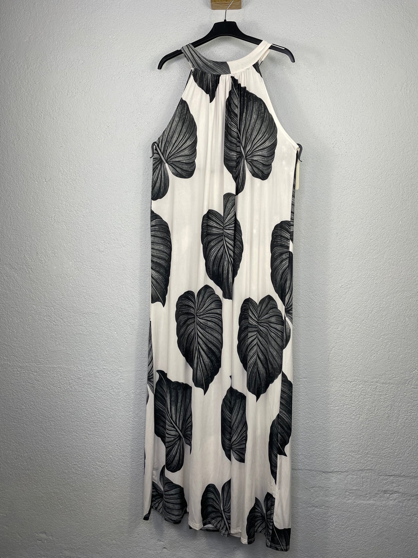 Vestido Chipiona Hojas Ceniza