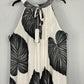 Vestido Chipiona Hojas Ceniza