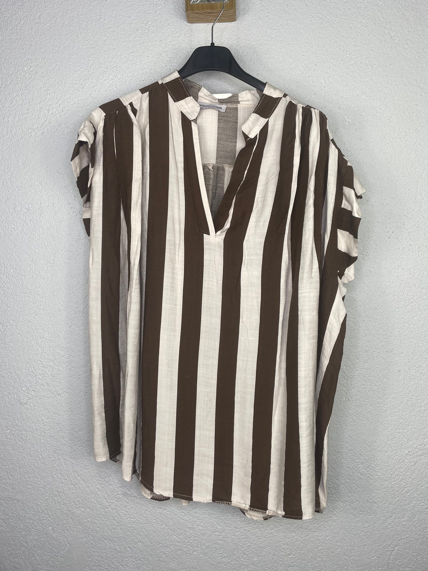 Blusa Filipinas Marrón chocolate PLUS