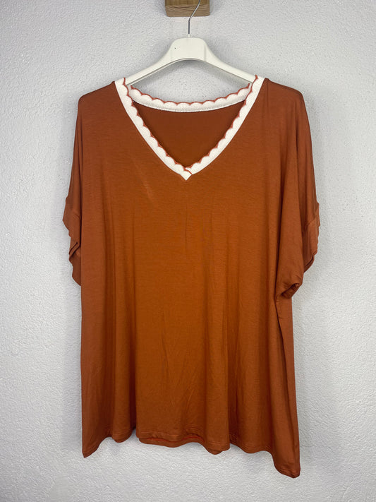 Camiseta Papagayo Teja