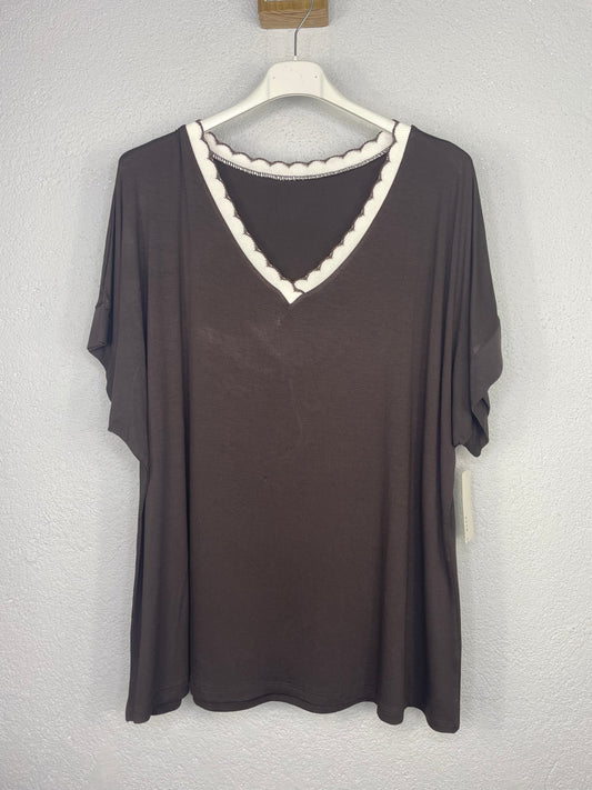 Camiseta Papagayo Marrón chocolate