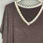 Camiseta Papagayo Marrón chocolate