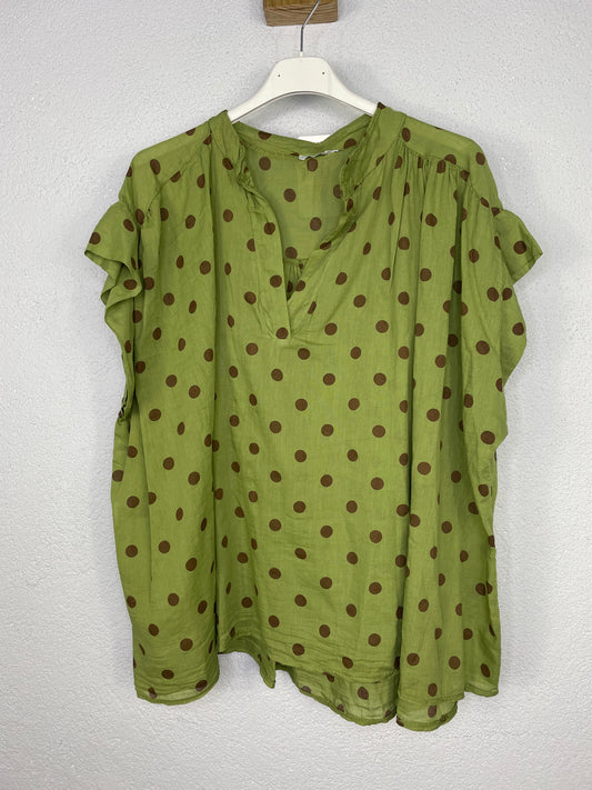 Blusa Erica Verde Pistacho