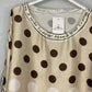Blusa Arganda Beige lunares