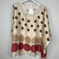 Blusa Arganda Beige lunares
