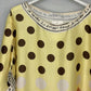 Blusa Arganda Amarillo  lunares