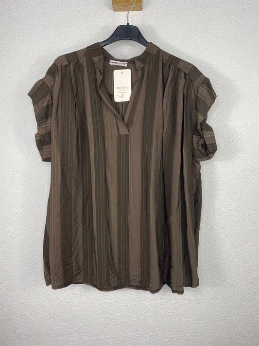 Blusa Filipinas Marrones  PLUS