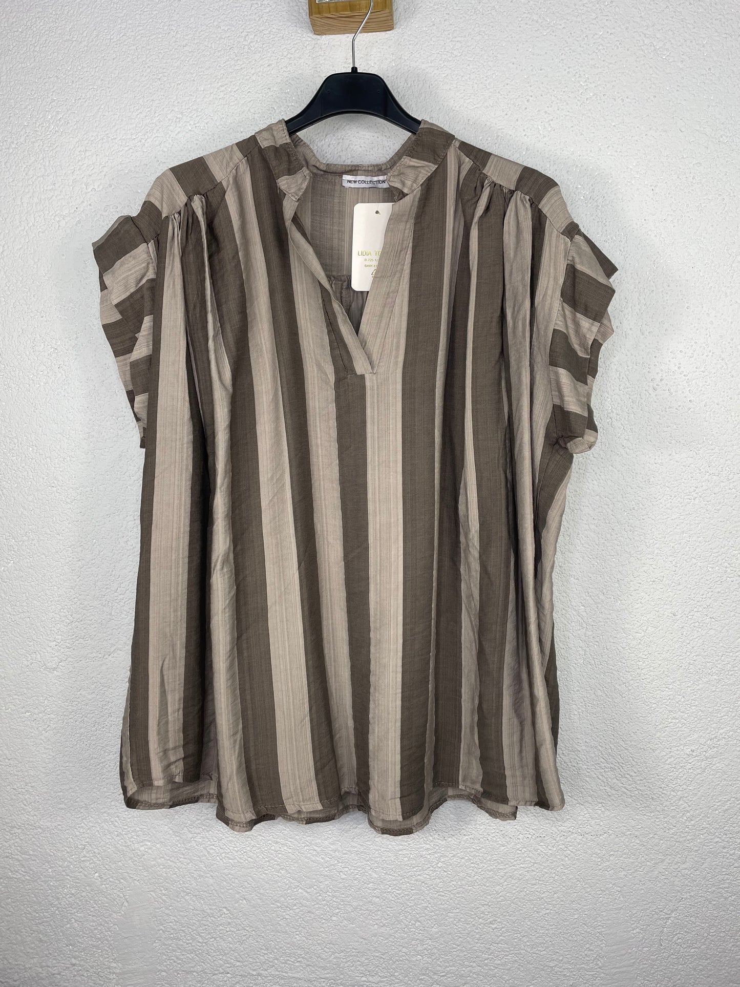 Blusa Filipinas  Taupe PLUS