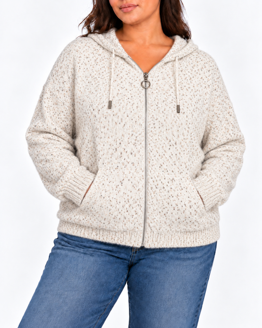 Chenilla Elite blanco/marron
