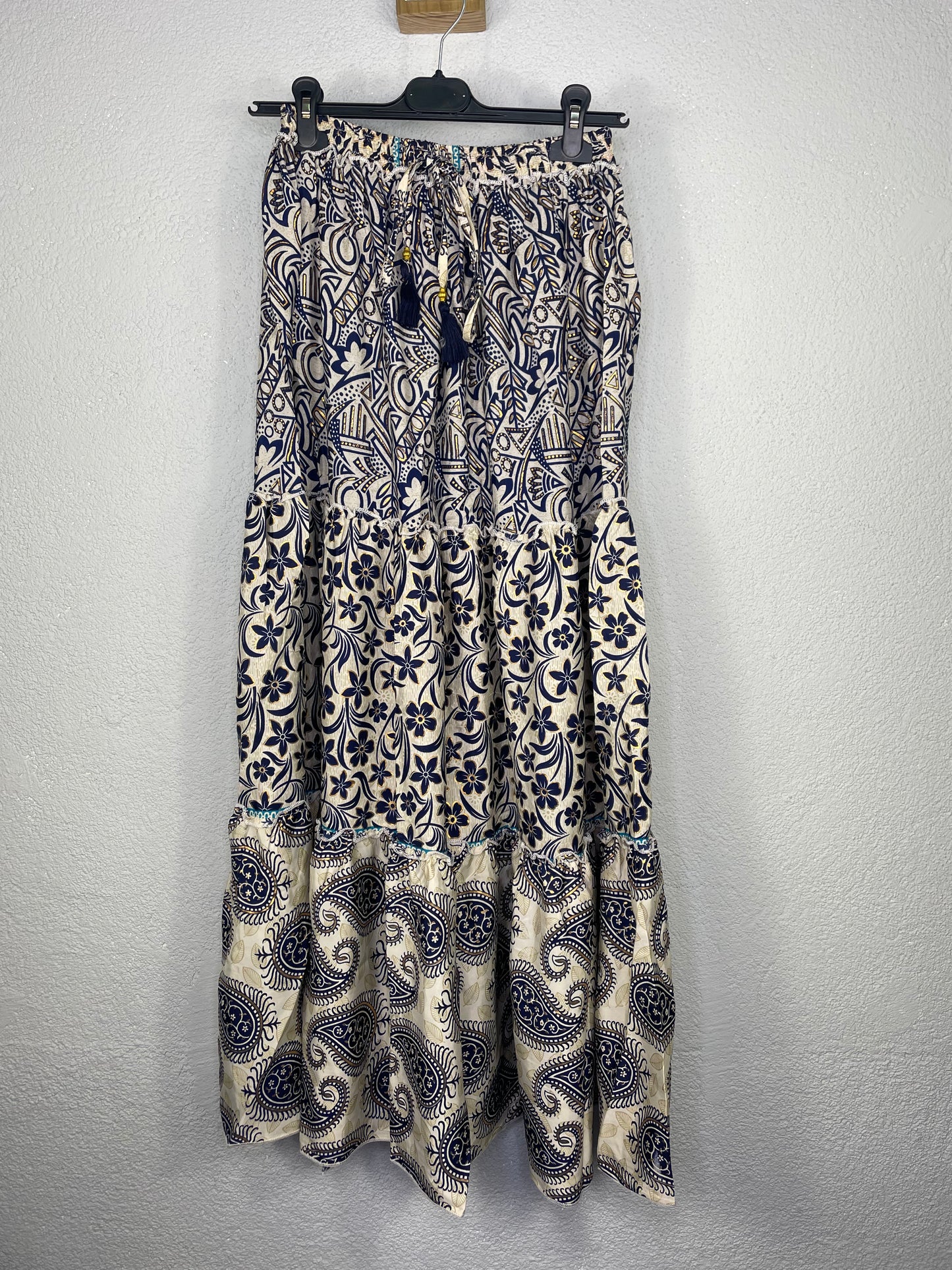 Falda Malvarrosa Azul marino